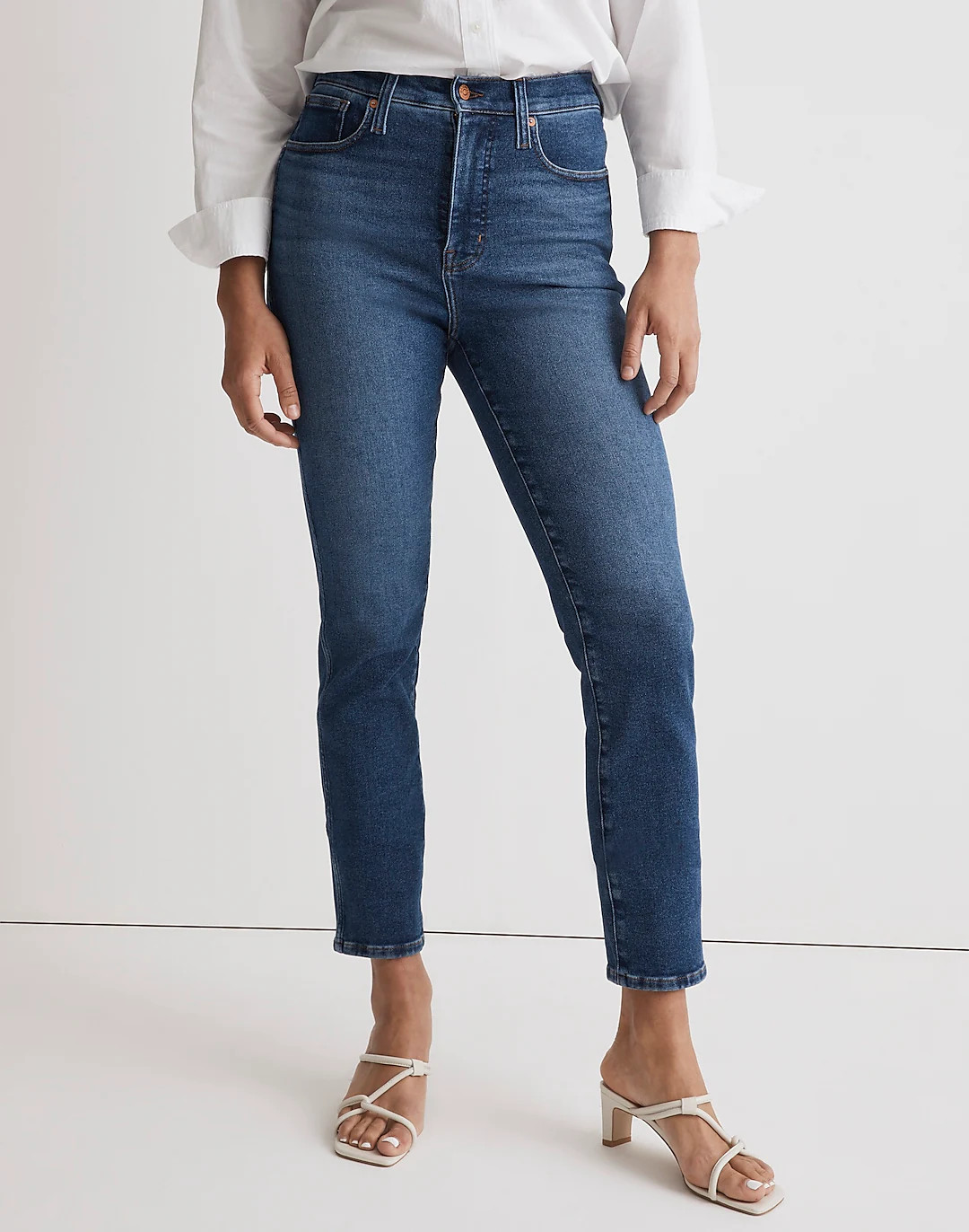 Petite High-Rise Stovepipe Jeans in Auraria Wash | Madewell