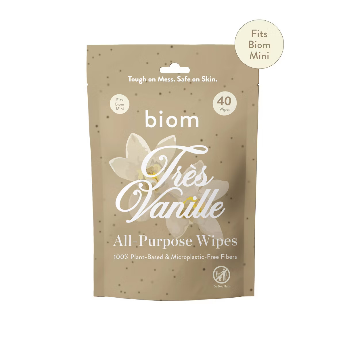 Biom Tres Vanille All-Purpose Cleaning Mini Wipes - 40ct | Target