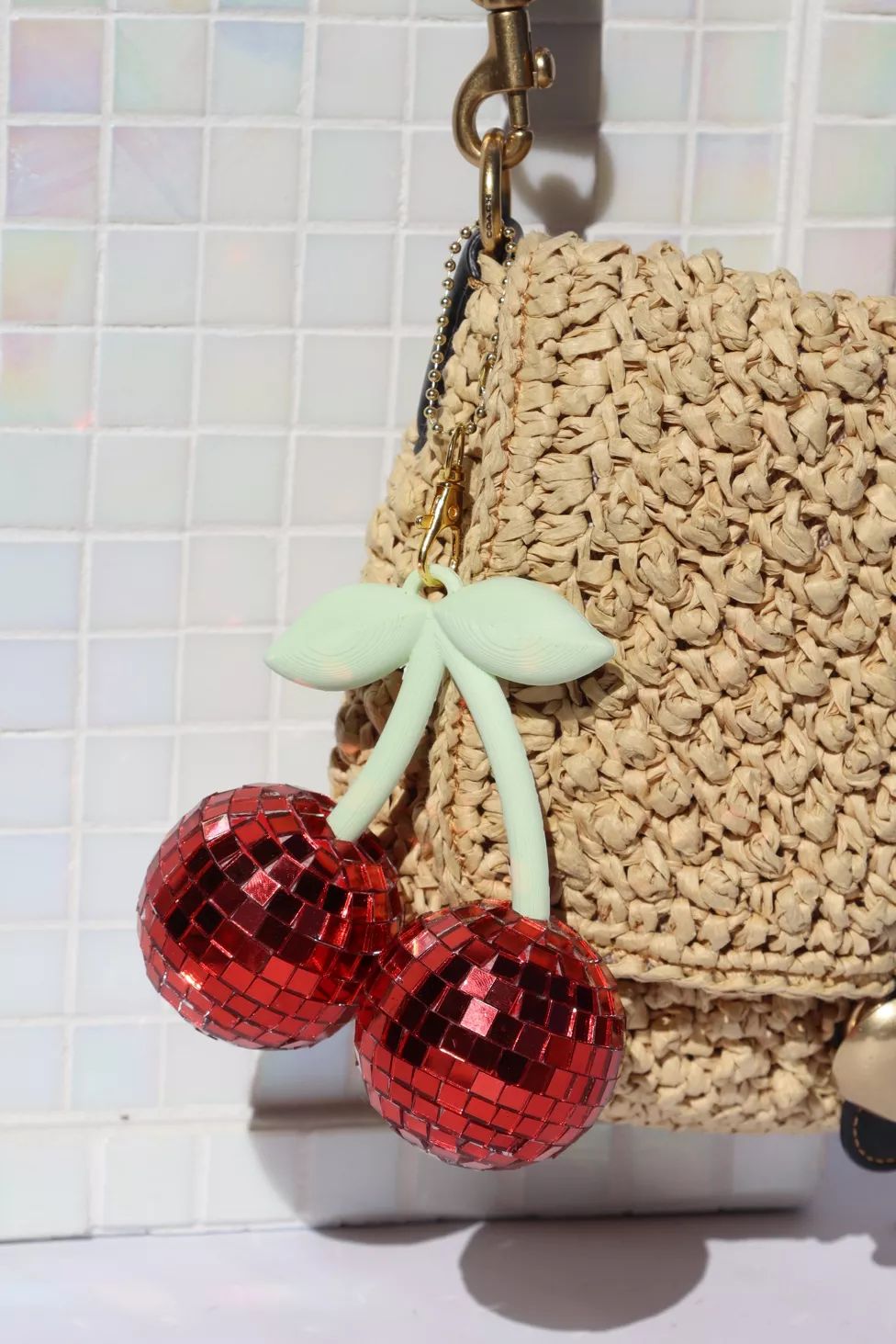 Sofiest Designs Disco Cherry Keychain | Urban Outfitters (US and RoW)