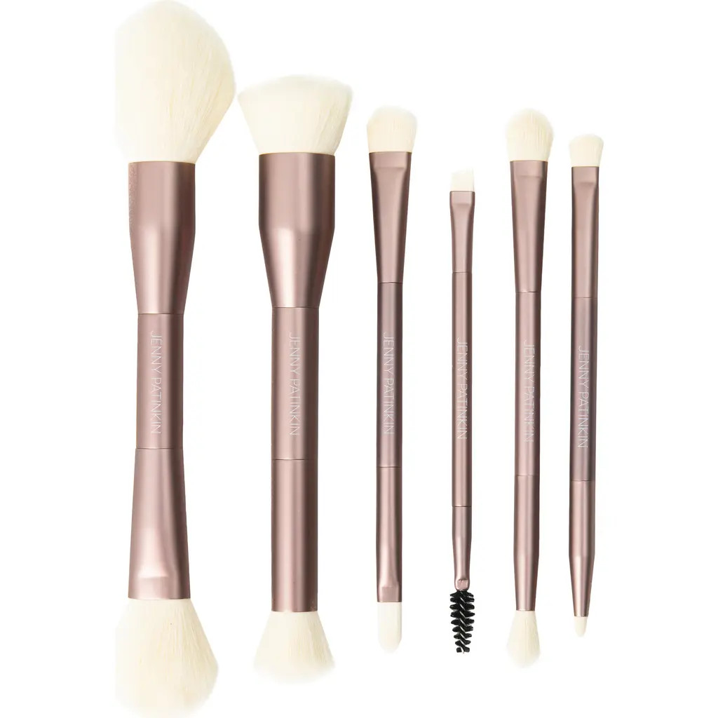 Jenny Patinkin Luxury Dual Ended Makeup Brush Set in Rose Gold at Nordstrom | Nordstrom