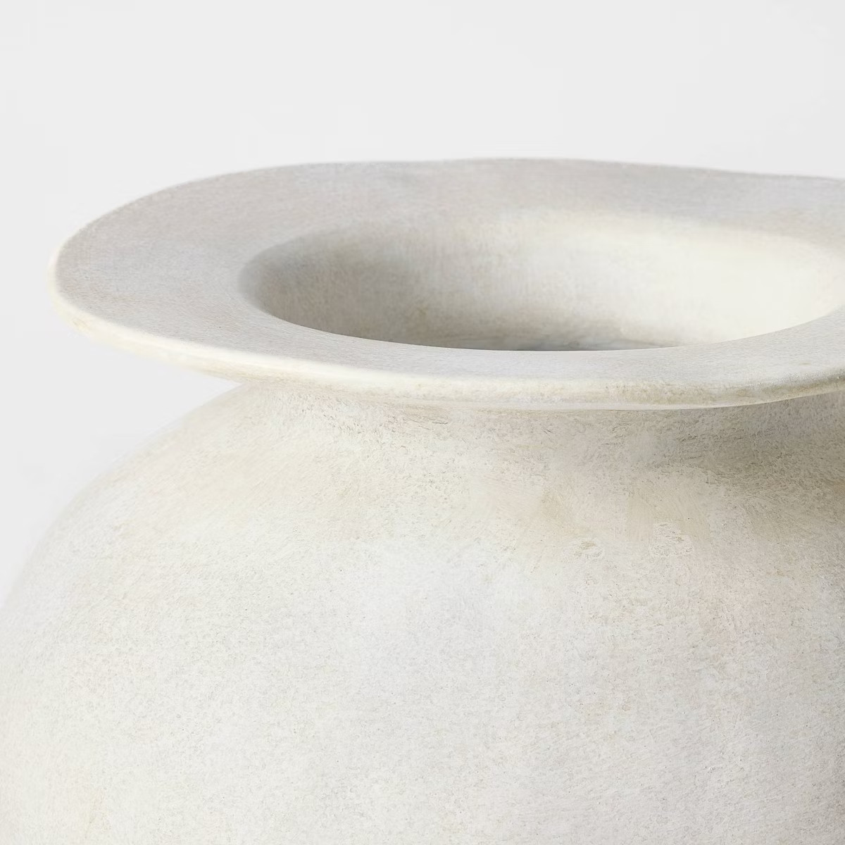 Exaggerated Rim Ceramic Round Vase - Threshold™ designed with Studio McGee | Target