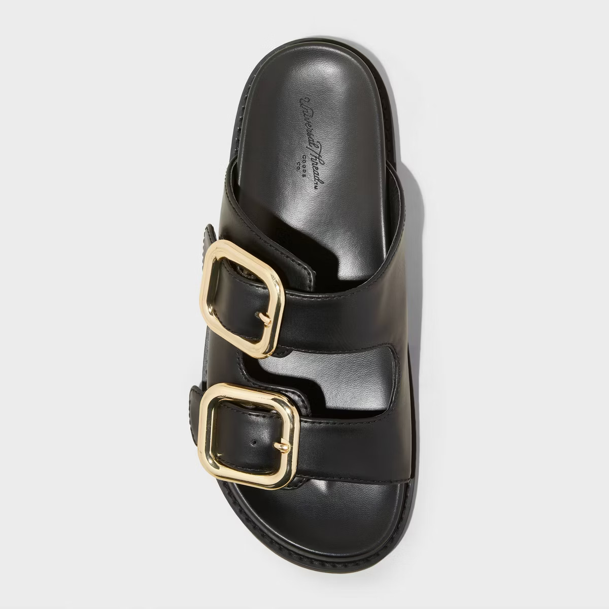 Women's Collin Double Buckle Footbed Sandals - Universal Thread™ | Target