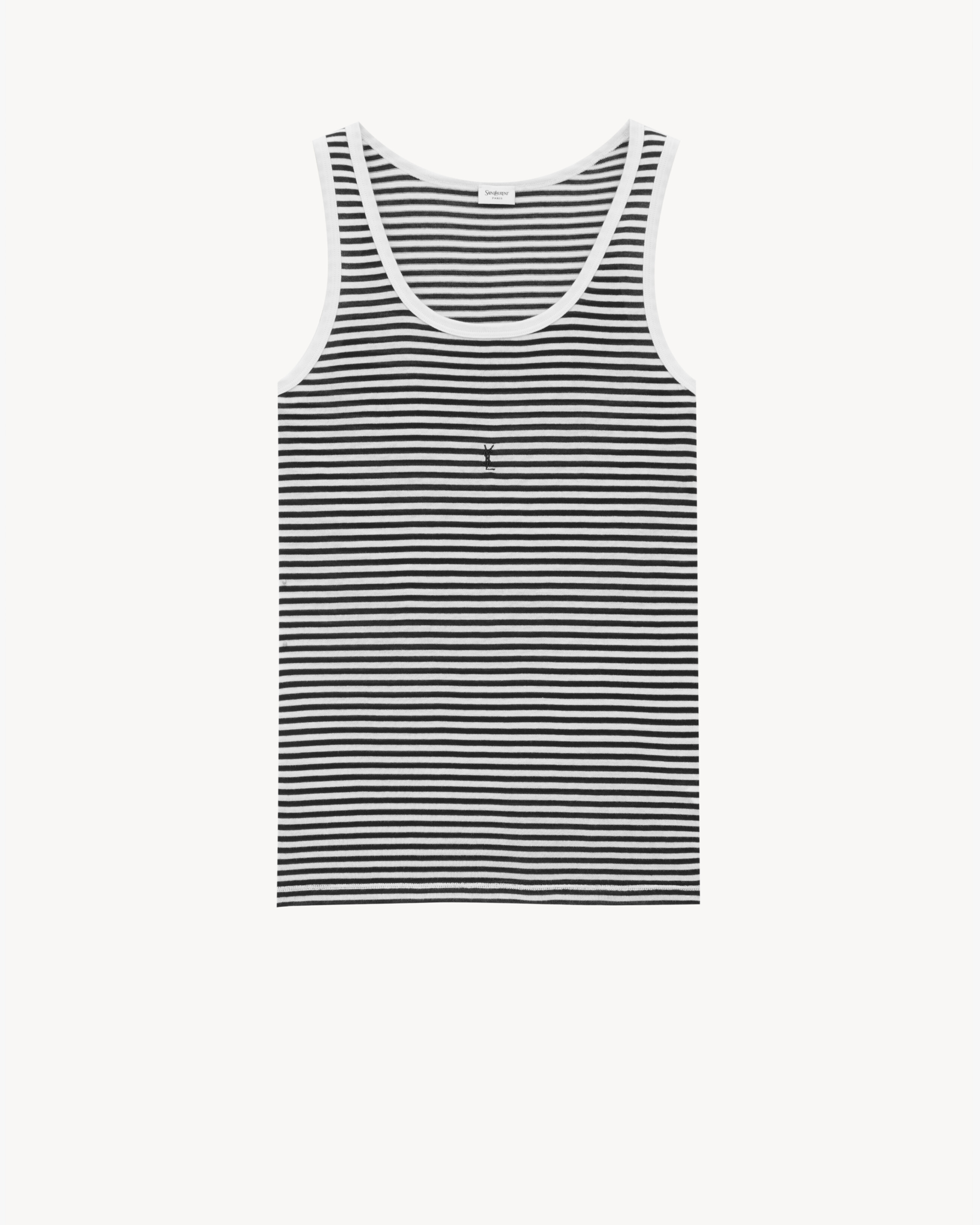 Saint Laurent Cassandre Tank Top - Black - Women - XS | Saint Laurent Inc. (Global)