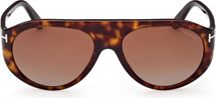 Rex-02 57mm Aviator Sunglasses | Nordstrom Rack