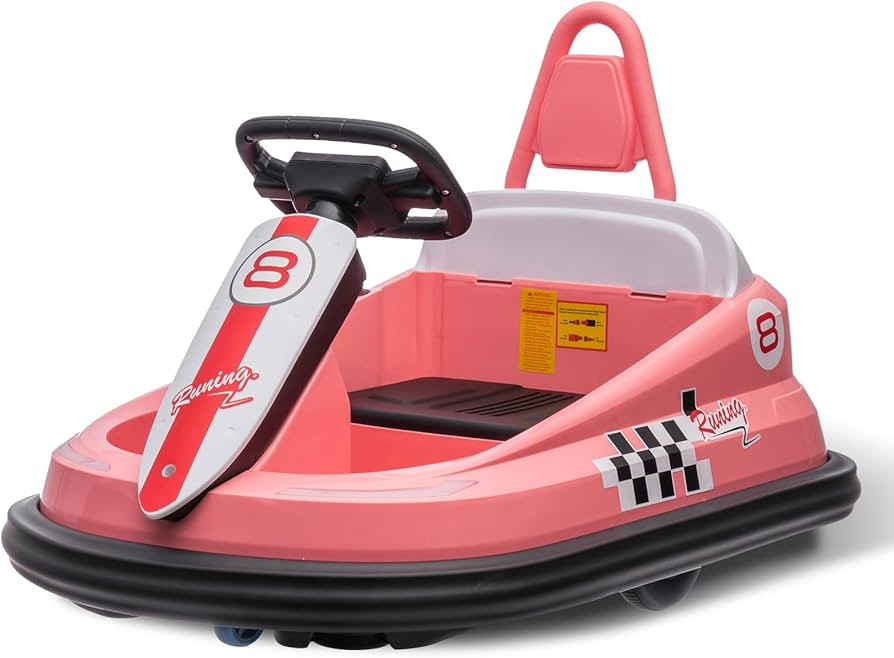 6V Bumper Cars for Kids, Ages 1.5-6, Kids Bumper Car with Remote Control, Battery Powered Electri... | Amazon (US)
