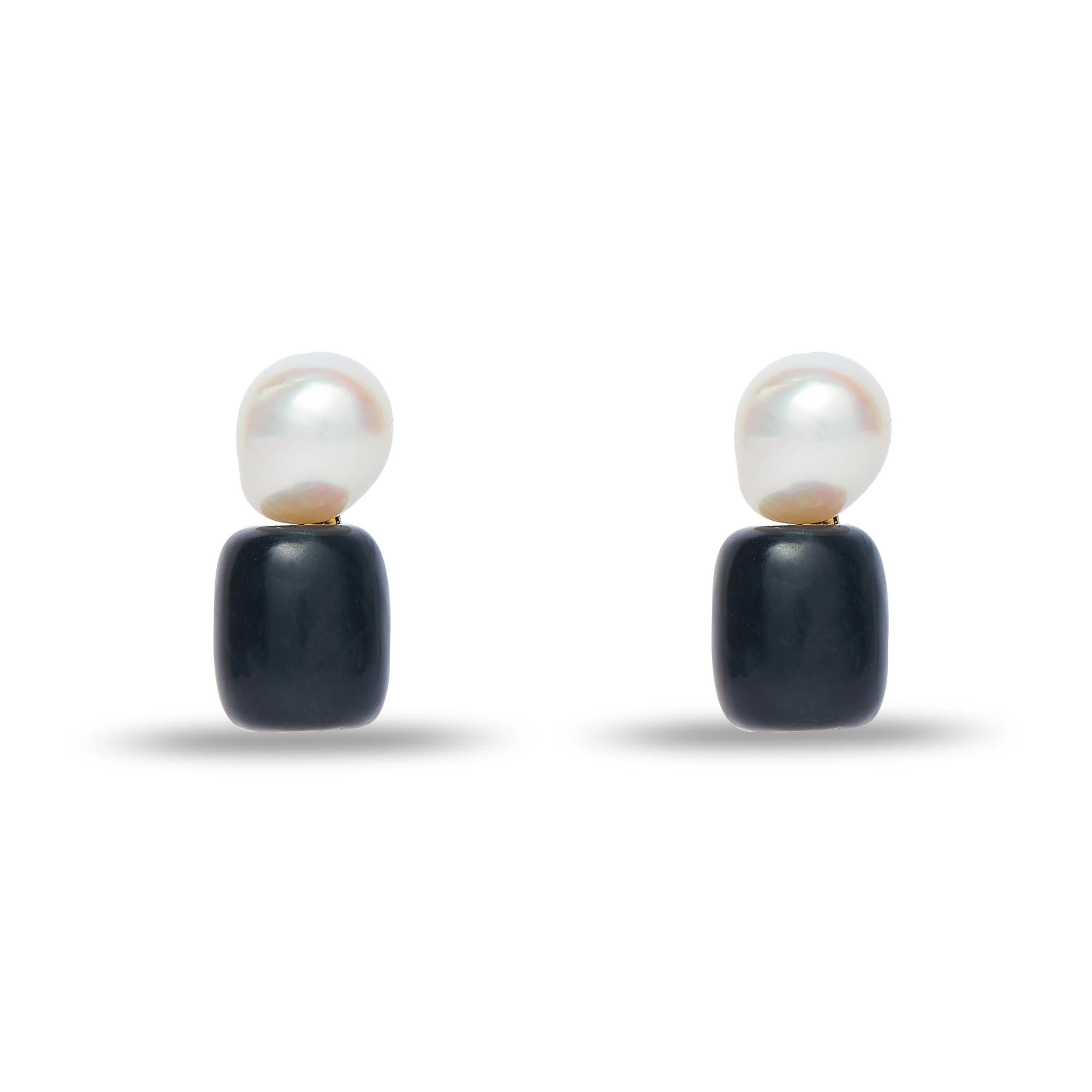 JET PEBBLE STUD EARRINGS | LELE SADOUGHI