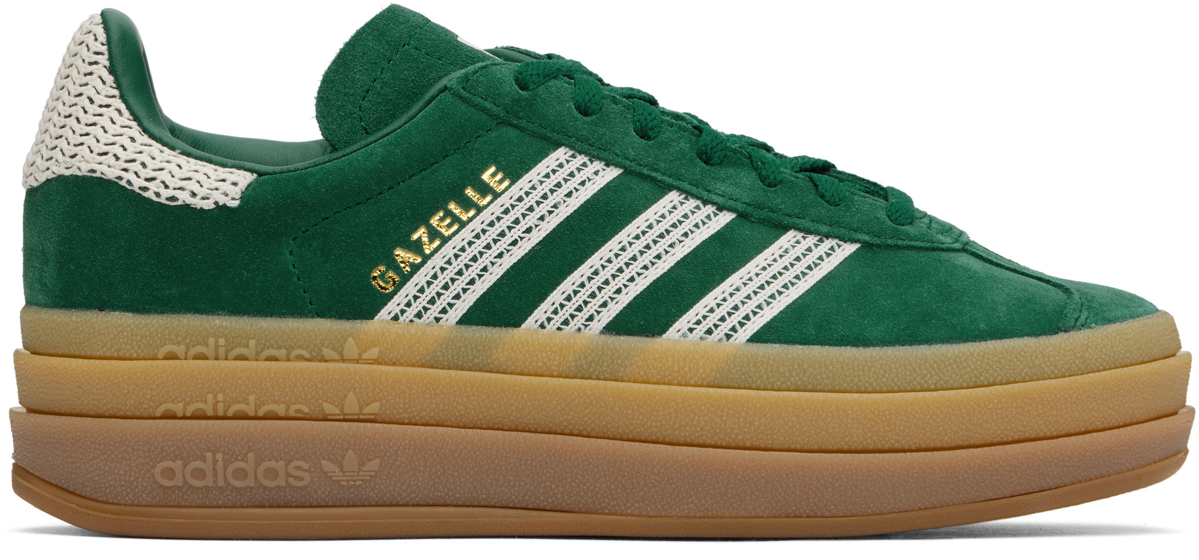 adidas Originals Green Gazelle Bold Sneakers | SSENSE