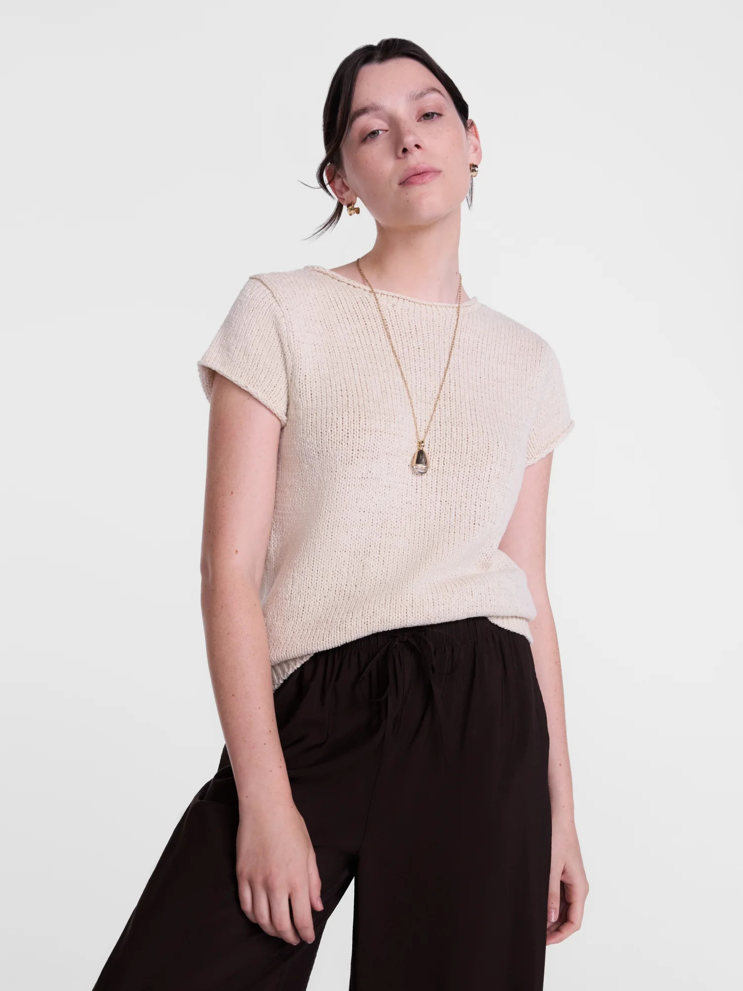 Scenario Women's Plus Short Sleeve Rollneck Pullover Sweater, Sizes 1X-4X | Walmart (US)