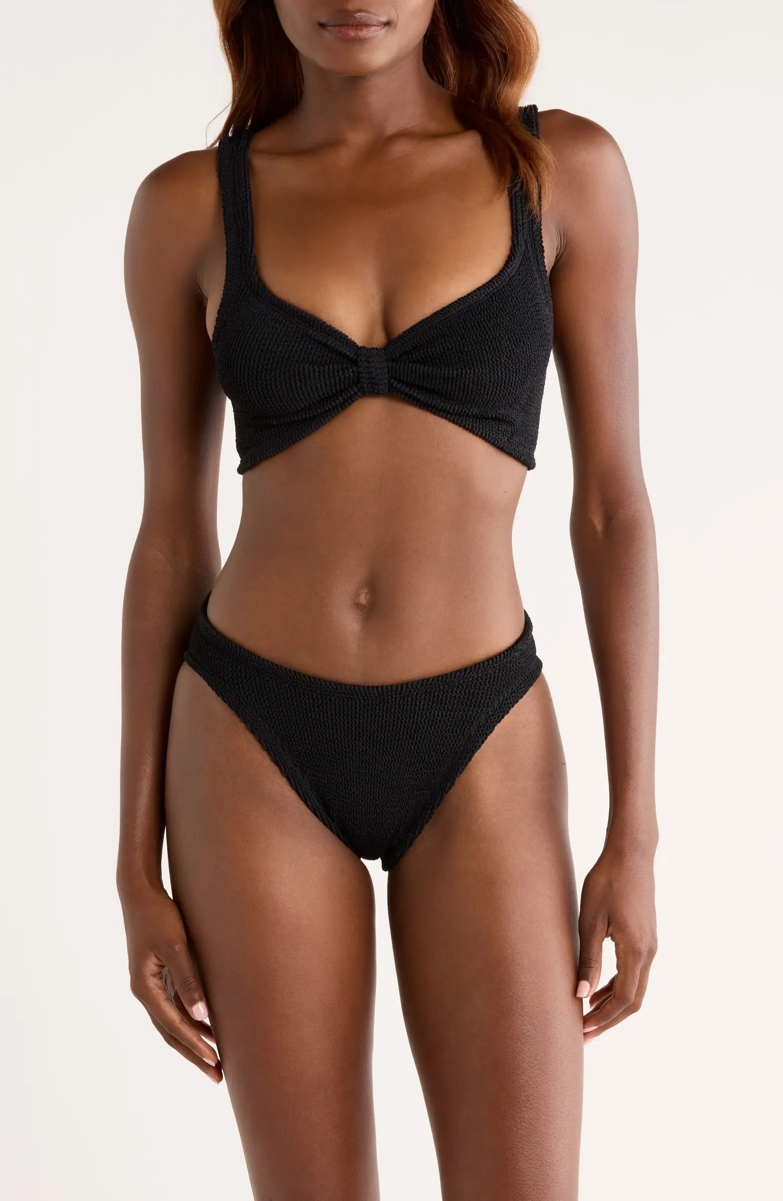 Hunza G Bonnie Crinkle Twist Two-Piece Swimsuit | Nordstrom | Nordstrom