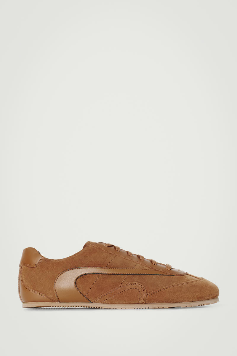 Minimal Suede Trainers | COS UK