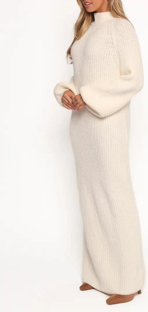 Tobin Mock Neck Long Sleeve Maxi Sweater Dress | Nordstrom