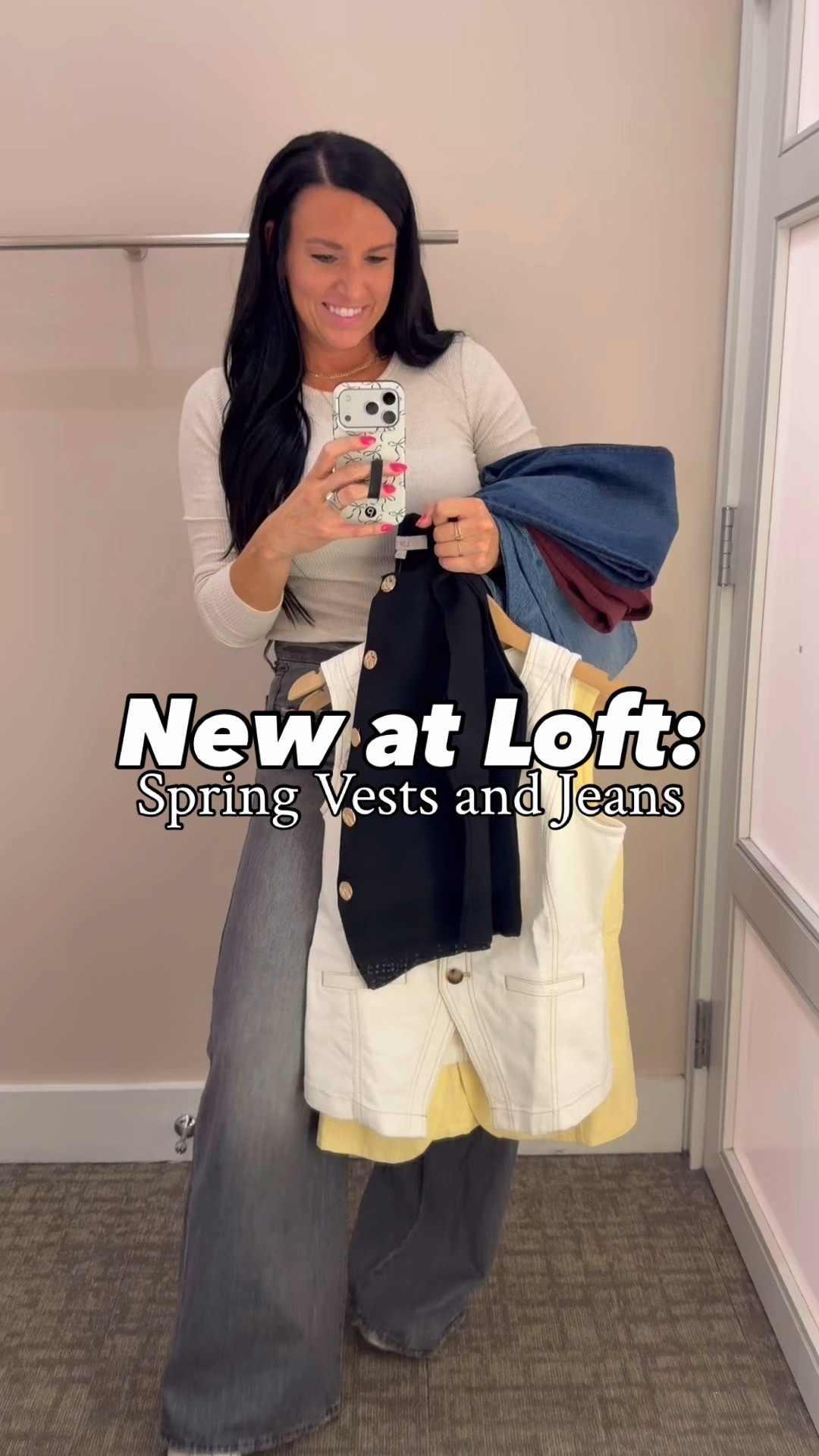 New at Loft: Spring vests and jeans! 🤍

Size info- More colors in the twill vest and gold-button sweater vests! I loved everything I tried on- perfect for the coming spring. The slim flare jeans and straight leg jeans fit TTS, I’m in a 4/27 in each. The yellow twill vest has no stretch. If you have a bigger chest you may consider sizing up. (I’m in a S and it was a little tight.) The hammered gold-button sweater vest fits TTS, I’m in a S. The material has stretch. The ivory denim vest fits a little big, I sized down to an XS. (I’m 5’5” and usually wear a 4/27 and S for reference.)

Find any of my posts in the LTK app! >> (affiliate) 


#loveloft @loft #springoutfits #springoutfitideas #teacheroutfits #springstyleinspo jeans outfits, Loft dressing room try on, spring outfits, spring vest, vest tops, trending style, trending now, teacher jeans, flare jeans, straight leg jeans, teacher outfits, on sale now

#LTKSeasonal #LTKSaleAlert #LTKWorkwear
