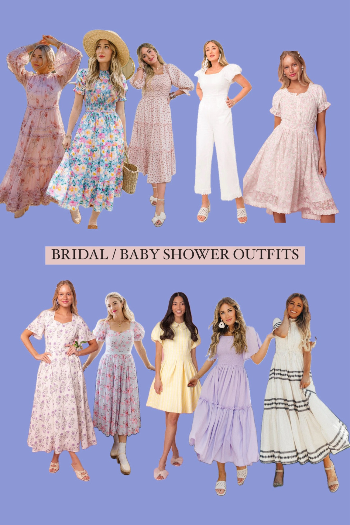 what to wear to a spring or summer bridal shower and/or baby shower! 

use code MOTHERSYAY for 20% off these outfits 

#LTKsalealert #LTKSeasonal #LTKparties