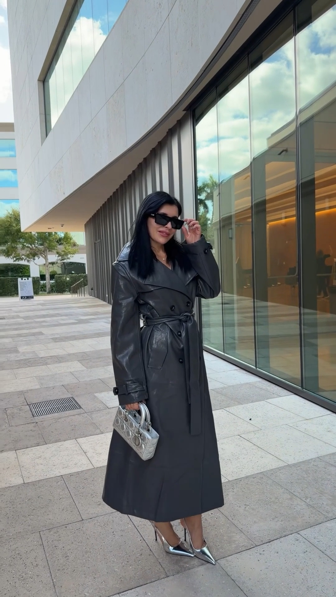 Faux leather trench coat 

#LTKgrwm #LTKootd #LTKSeasonal