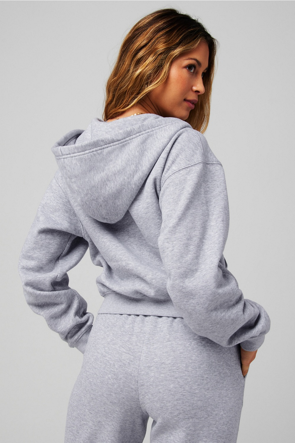 Cozy Fleece Full Zip Hoodie | Fabletics