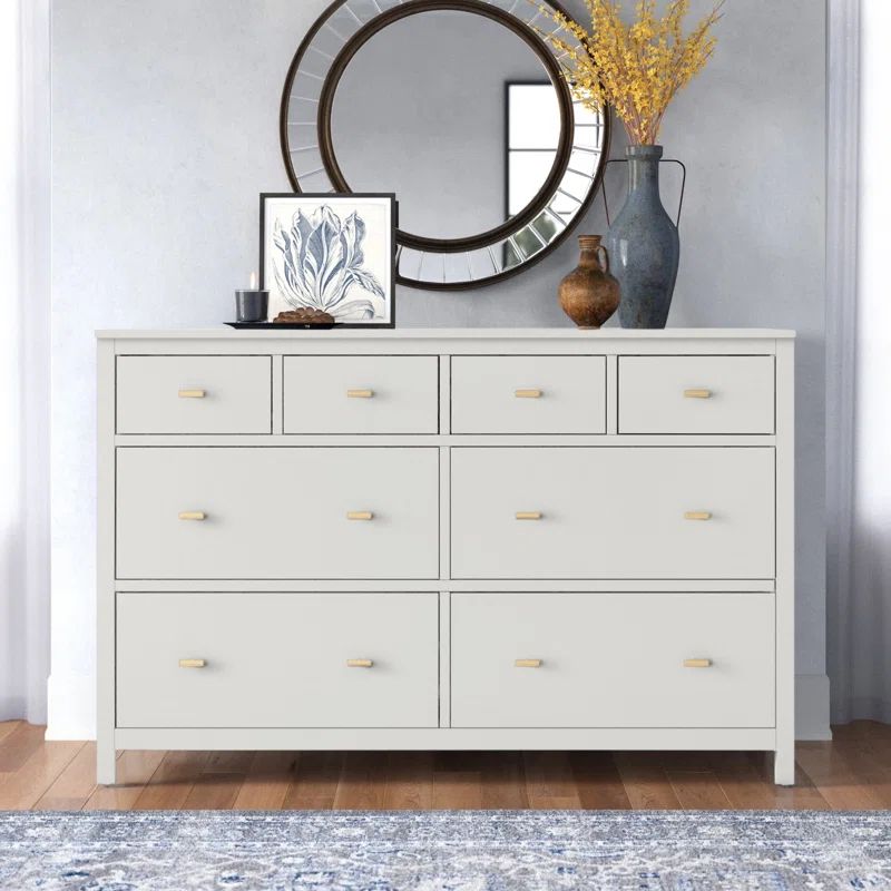 Kowalsky 8 Drawer 57.99" W Double Dresser | Wayfair North America