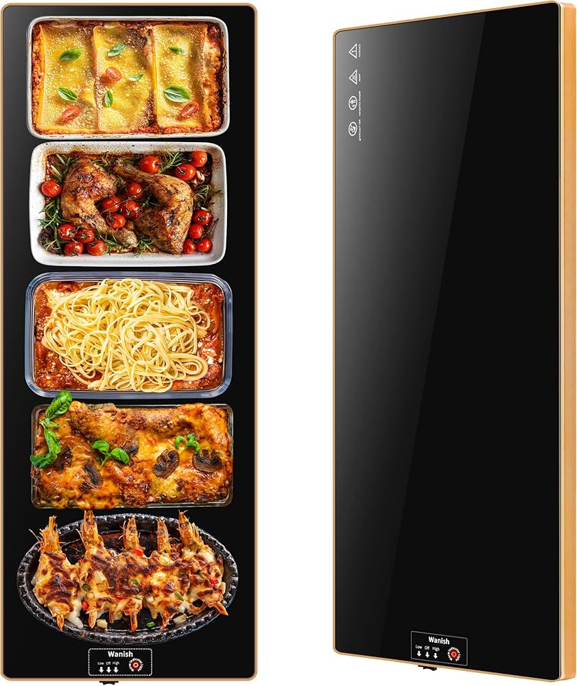 Electric Warming Tray（Extra Long 40”x12”），Food Warmer with Thermostat and Full Surface ... | Amazon (US)