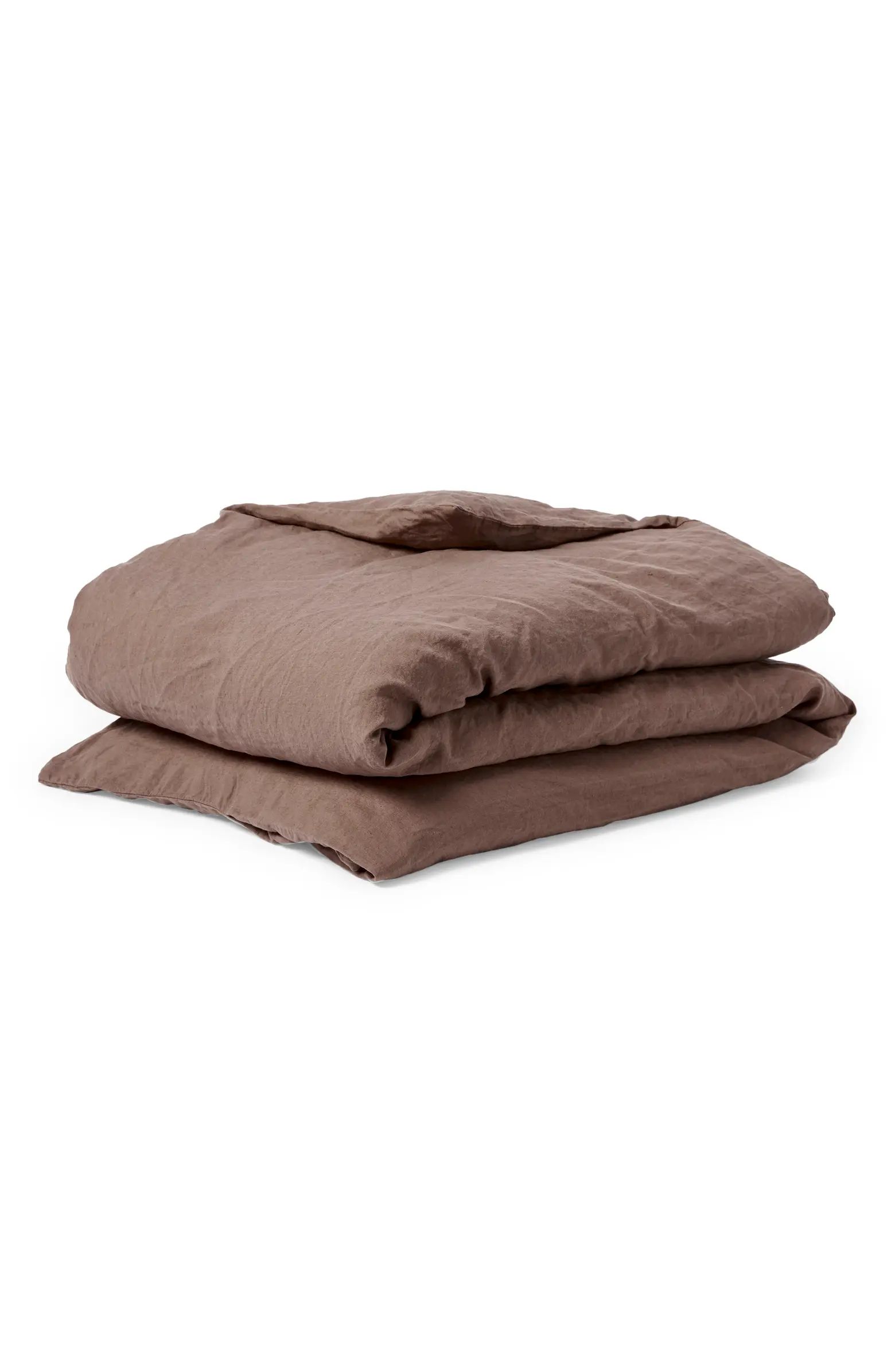 Relaxed Organic Linen Duvet Cover | Nordstrom