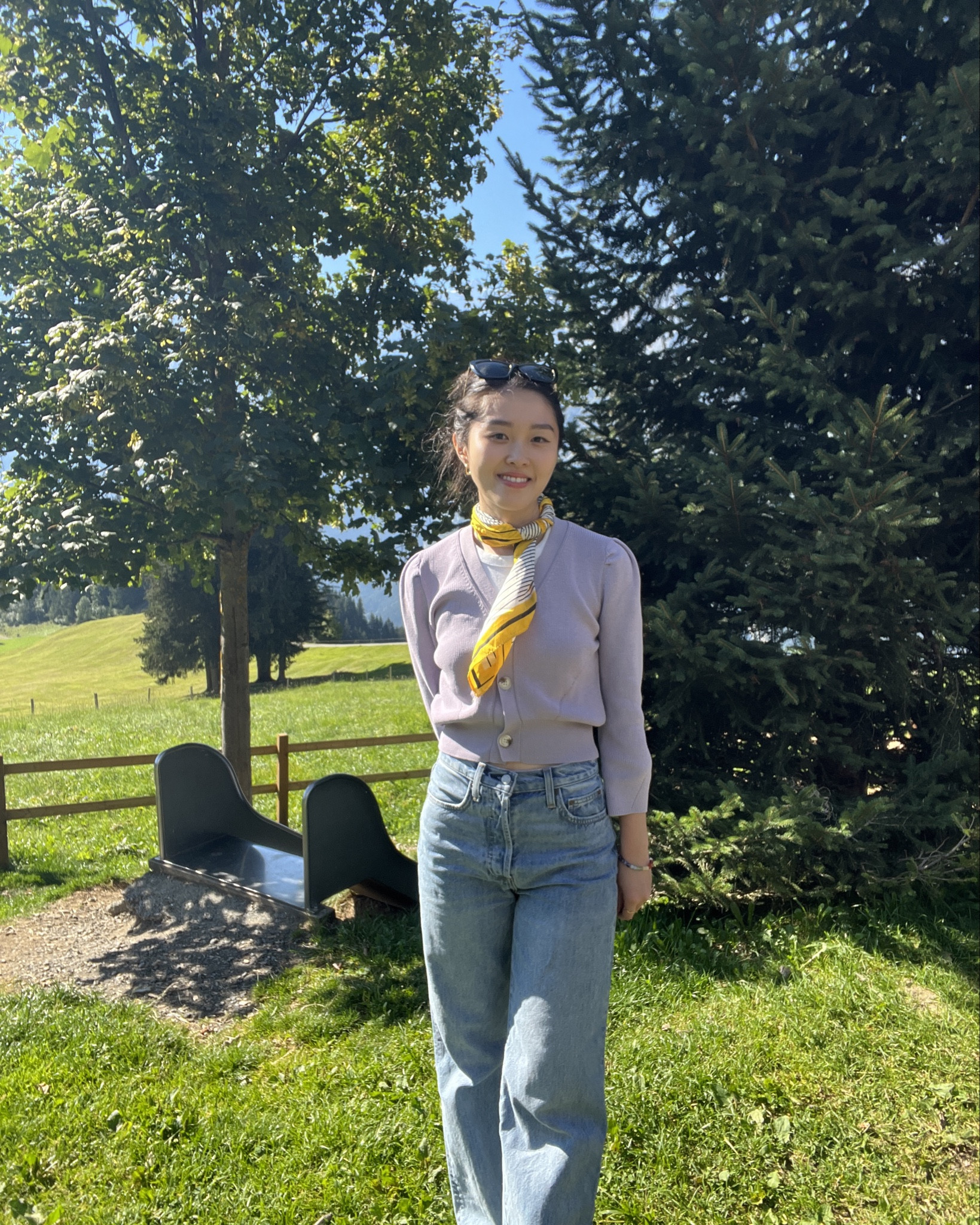 Swiss Alps Outfit

Top: Love, Bonito Cardigan (No longer available, but linked something similar)
Bottom: Aritzia
Shoes: Veja

#LTKSummerSales