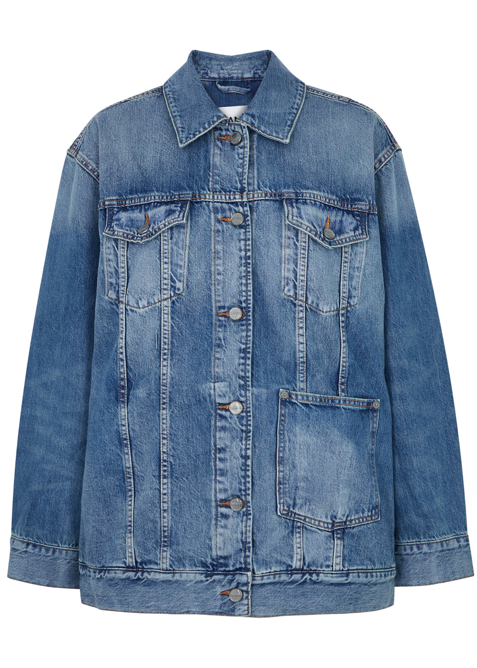 Faded denim jacket | Harvey Nichols (Global)