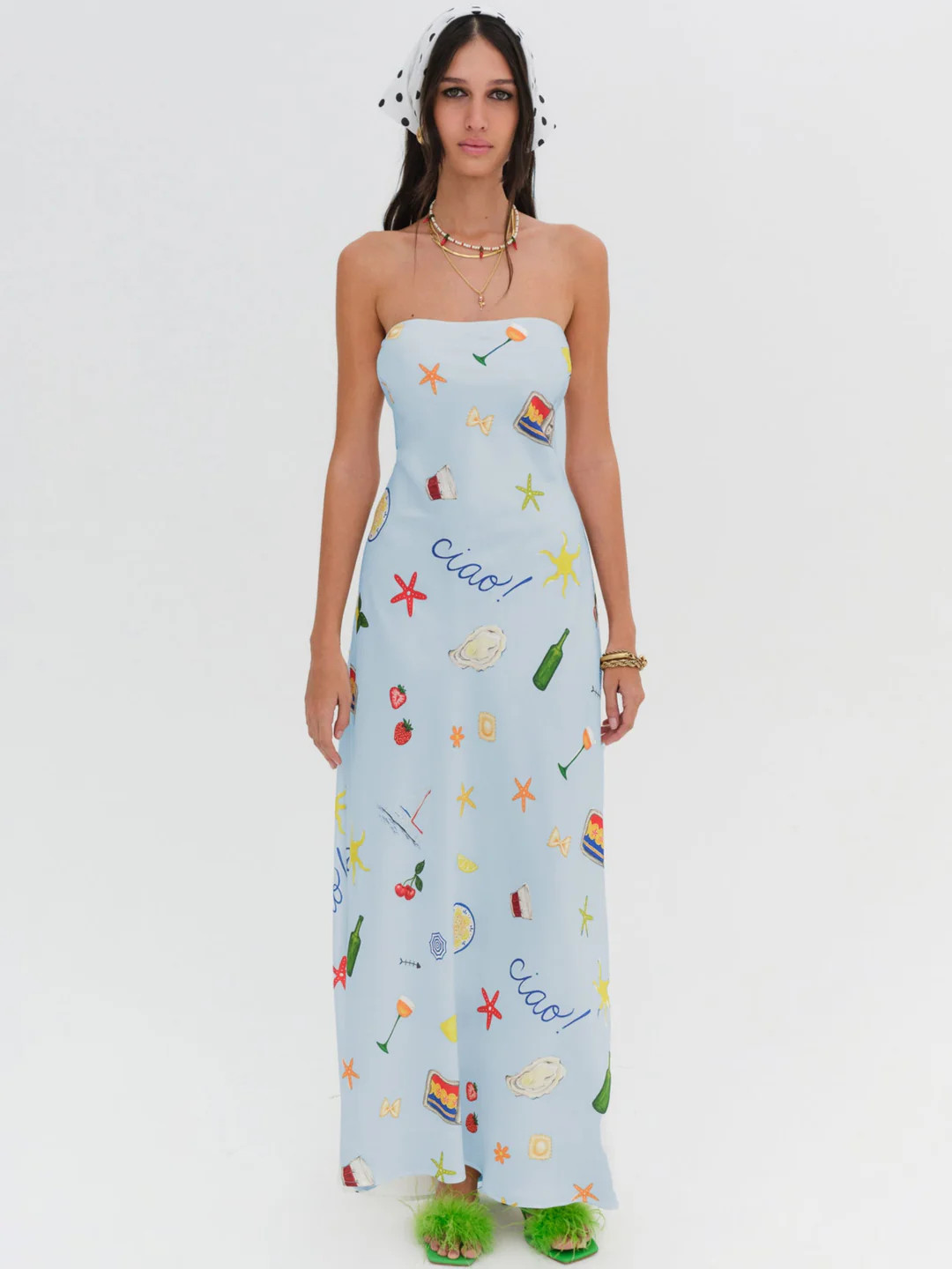 Carla Strapless Maxi Dress | For Love & Lemons
