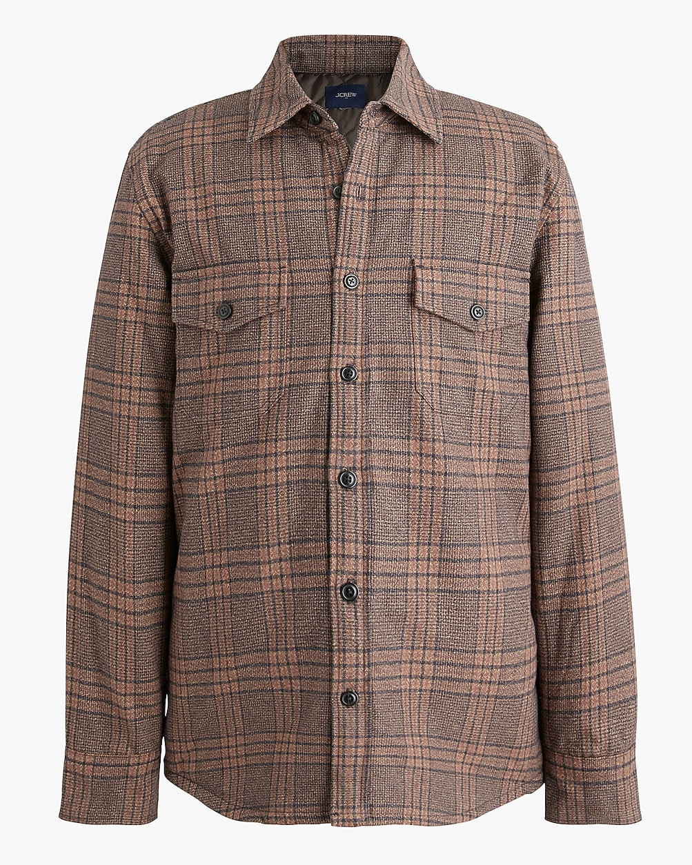 Flannel jacket with quilted lining | J.Crew Factory
