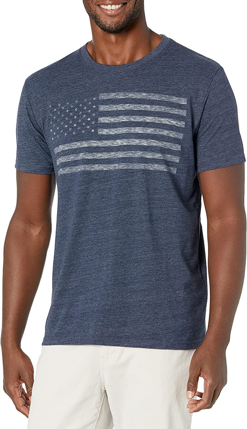 Lucky Brand Clothing, Shoes & Jewelry USA Flag Tee | Amazon (US)