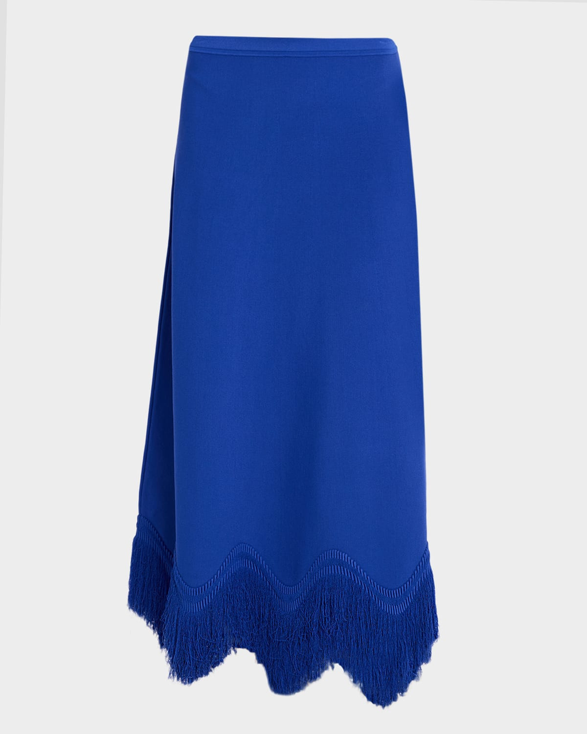 Paulina Knit Fringe Midi Skirt | Neiman Marcus