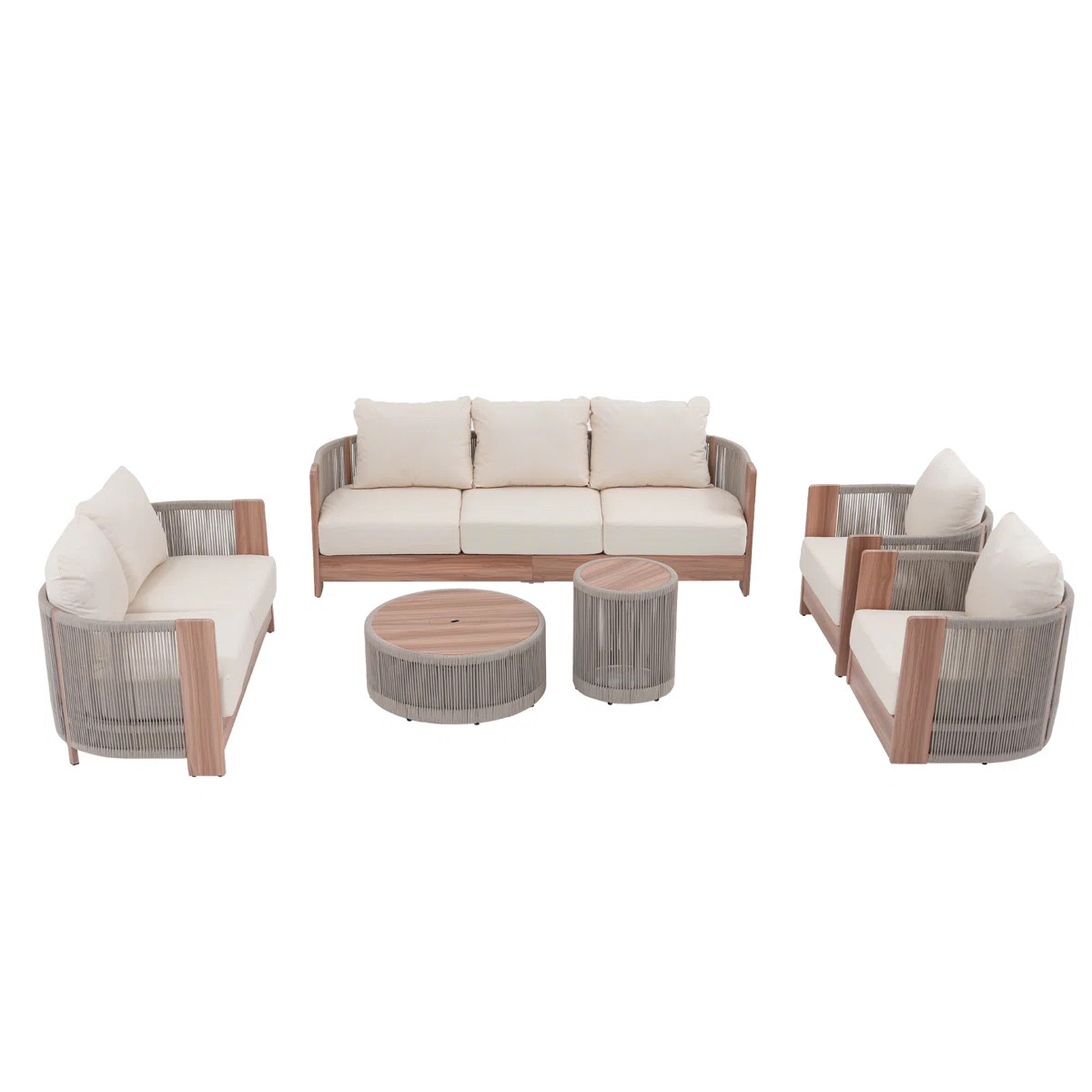 7 - Person Seating Group With Cushions | Wayfair North America