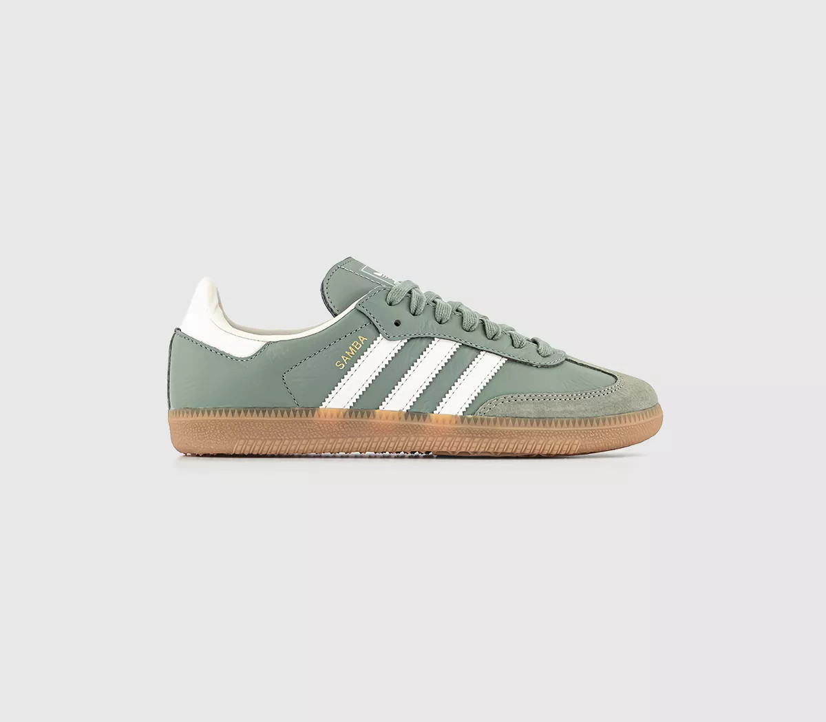 adidas Samba OG Trainers Silver Green Chalk White Gum - adidas Samba | Offspring (UK)