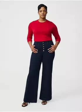 High-Rise Wide Leg Jean | Torrid (US & Canada)