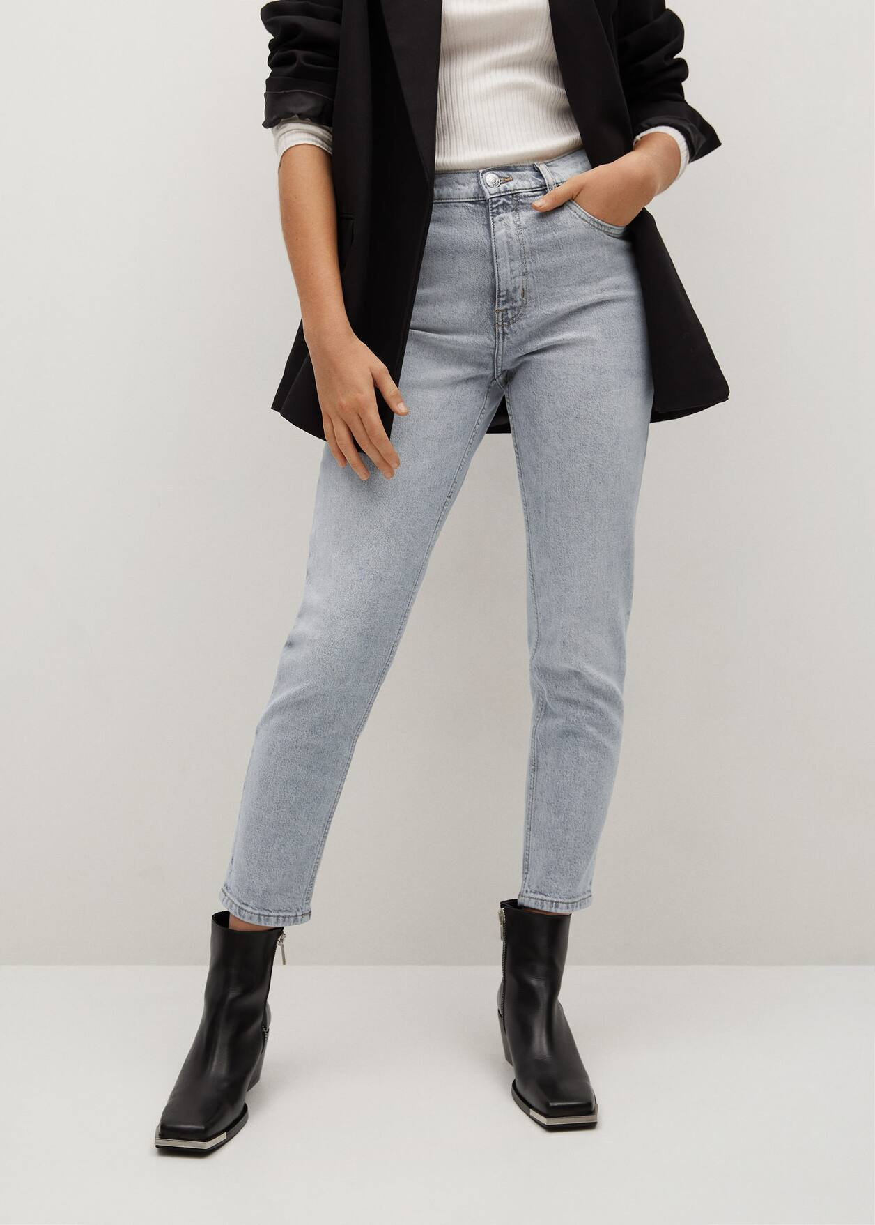 Mom-fit jeans | MANGO (UK)