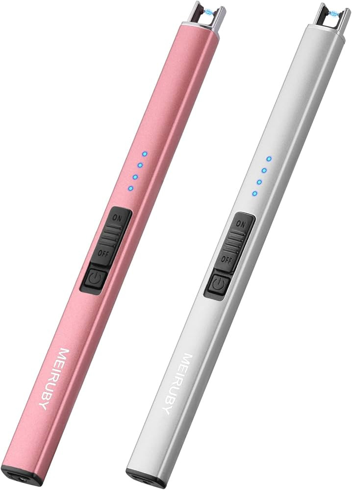 MEIRUBY 2 Pack Lighter Electric Candle Lighter Christmas Stocking Stuffers Gifts for Women Men Ad... | Amazon (CA)