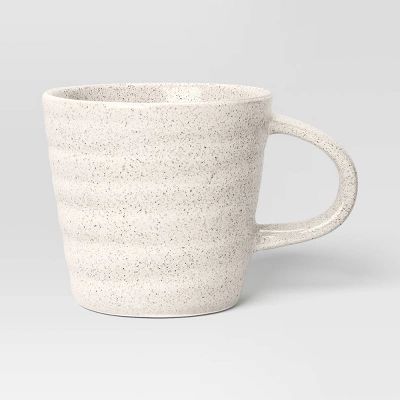 15 fl oz Stoneware Mug Almond - Threshold™ | Target