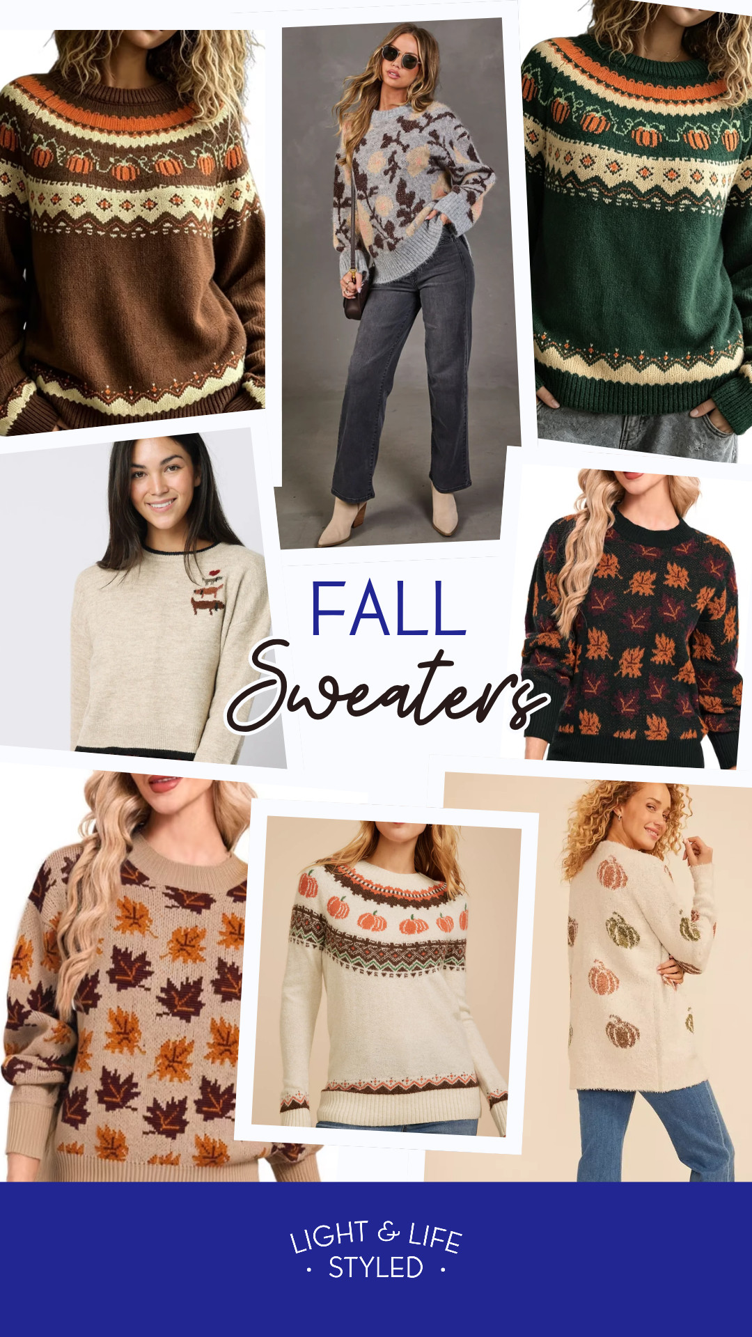 Fall Sweater for when the weather turns sweater weather.  

 
