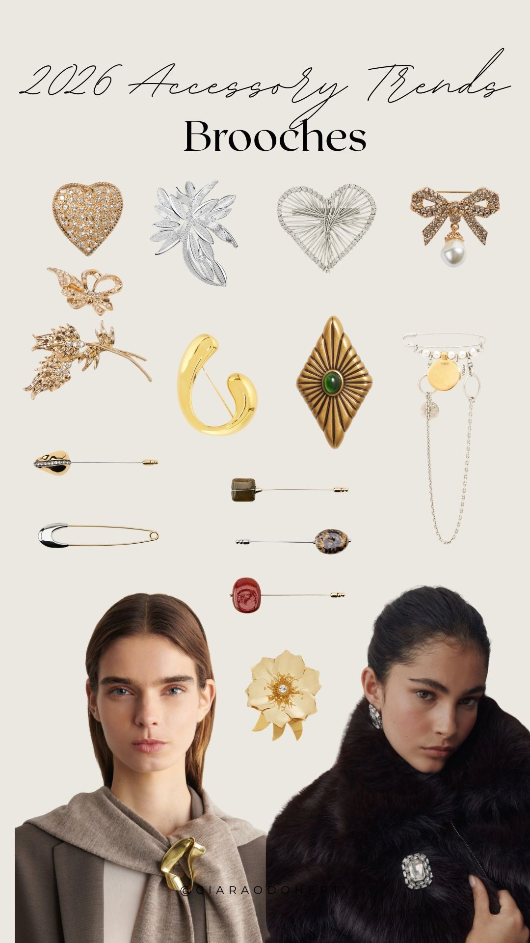 2026 Accessory Trends: Brooches

Zara, asos, mango, next, newbridge silverwaree, revolve, heavy mayhem, miu miu, versace, brown Thomas, Isabel marant

#LTKireland #LTKeurope #LTKspring