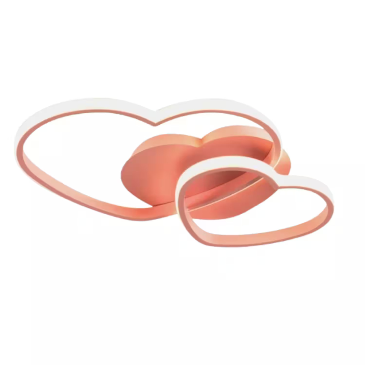 Home Collection - LED Acrylic Heart-Shaped Ceiling Light Fixture Dimmable Modern Pink Chandelier with Remote Control | Best Buy U.S.