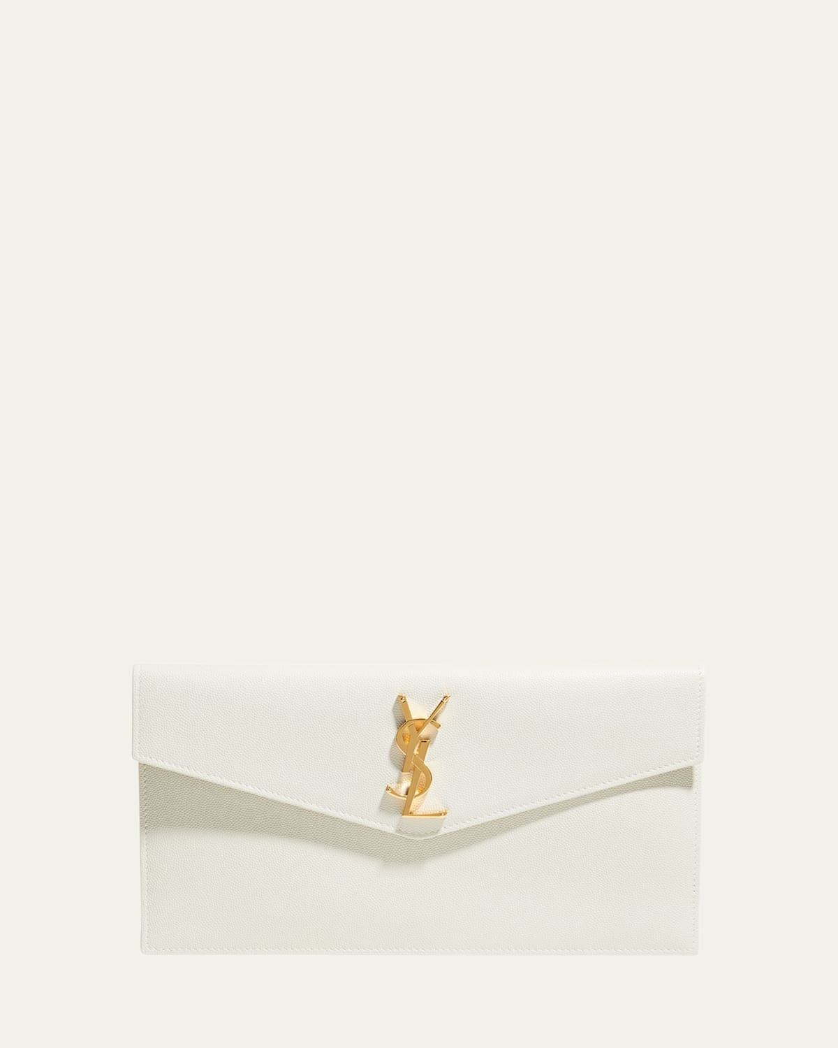 Uptown YSL Pouch in Grained Leather | Bergdorf Goodman