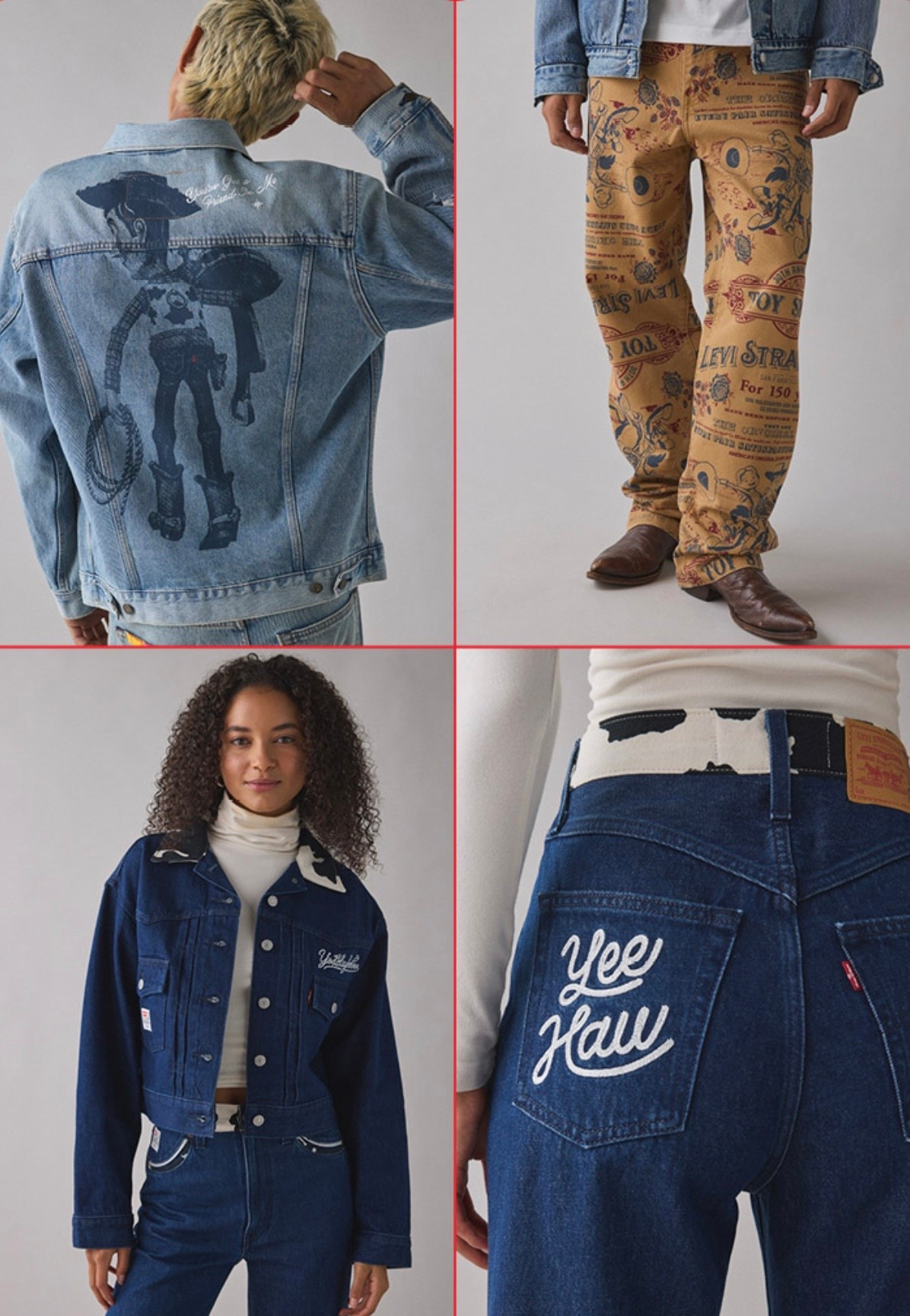 Levi ft. Toy Story @ Urban Outfitters. 
I’m sorry?! The cutest
howdy | cowboy | western

#LTKMens #LTKHalloween #LTKMidsize