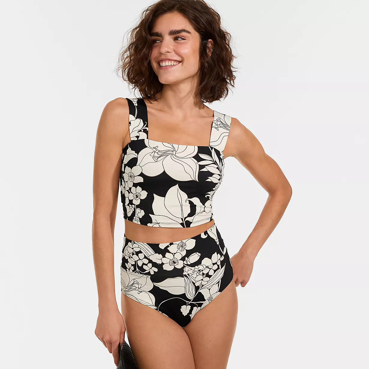 Women's Square Neck Midkini Top | Lands' End (US)