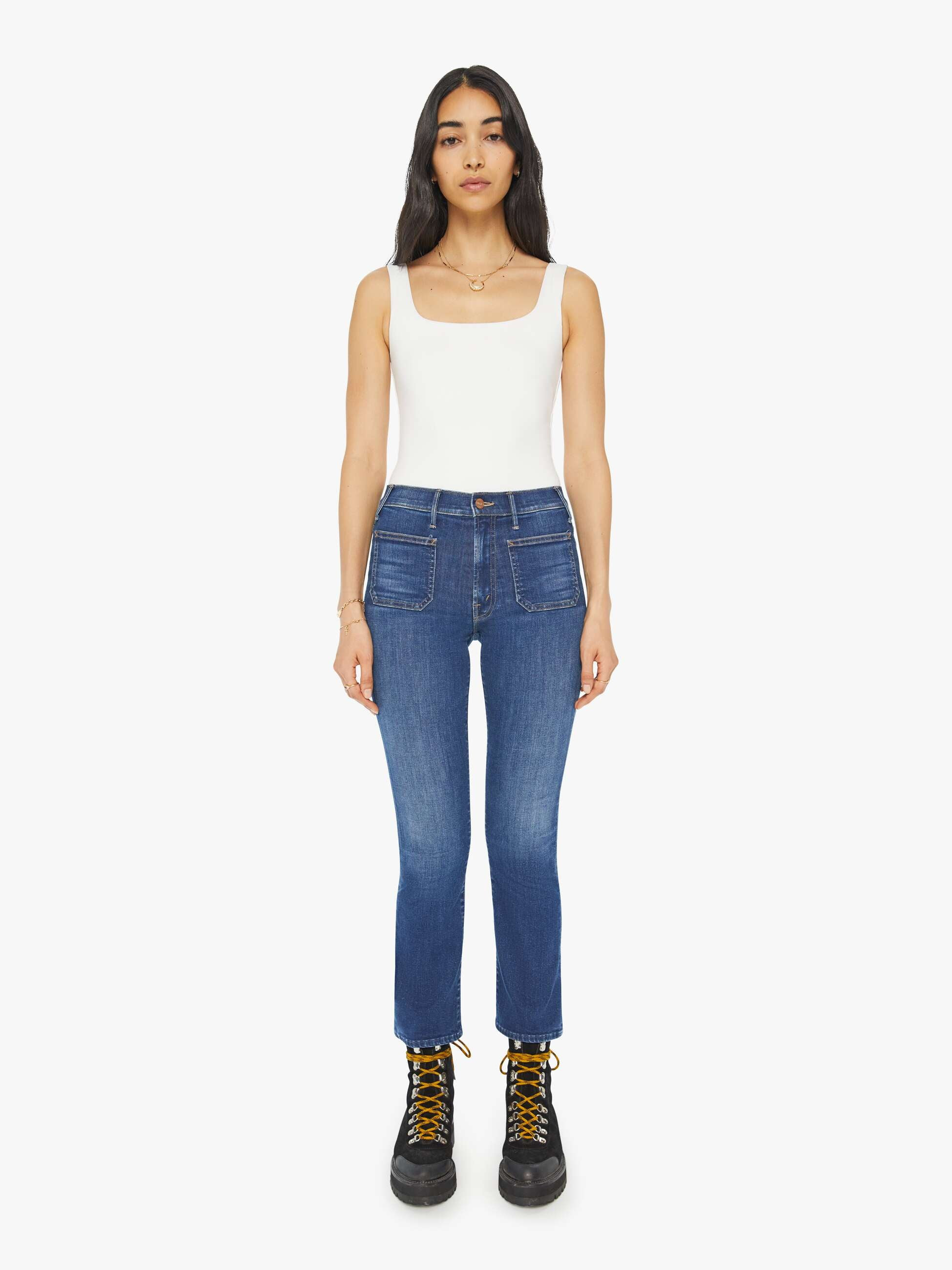 The Patch Pocket Insider Flood - On Your Left | Mother Denim