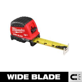 16 ft. Wide Blade Magnetic Tape Measure With 16 ft. Reach | The Home Depot