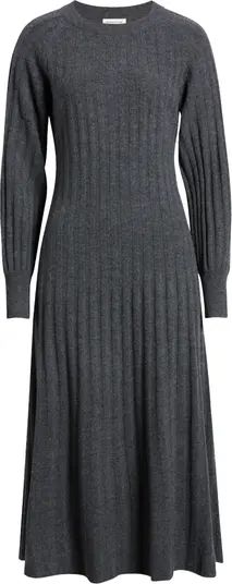 Long Sleeve Wool & Cashmere Sweater Dress | Nordstrom