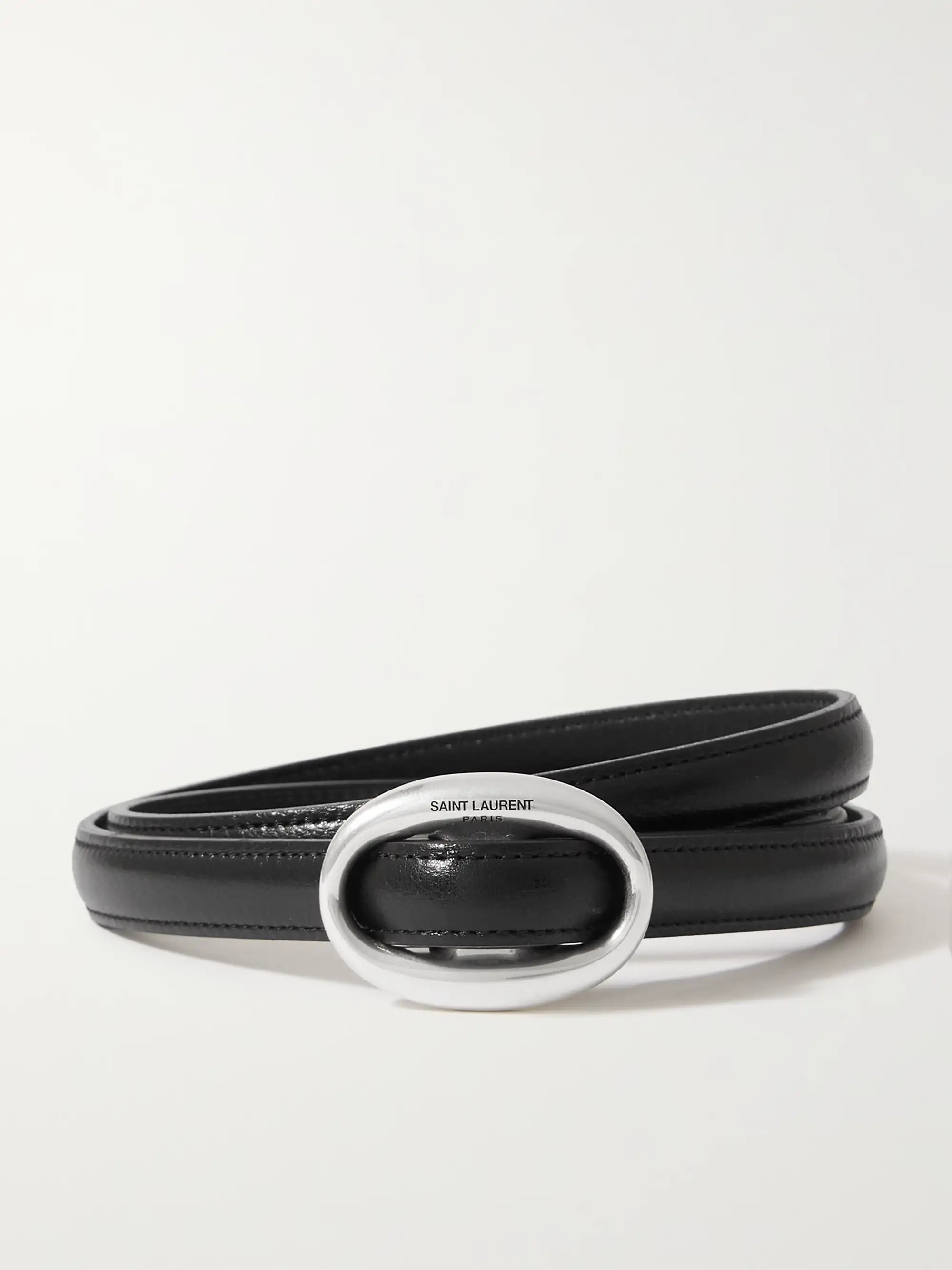 Glossed-leather belt | NET-A-PORTER (US)