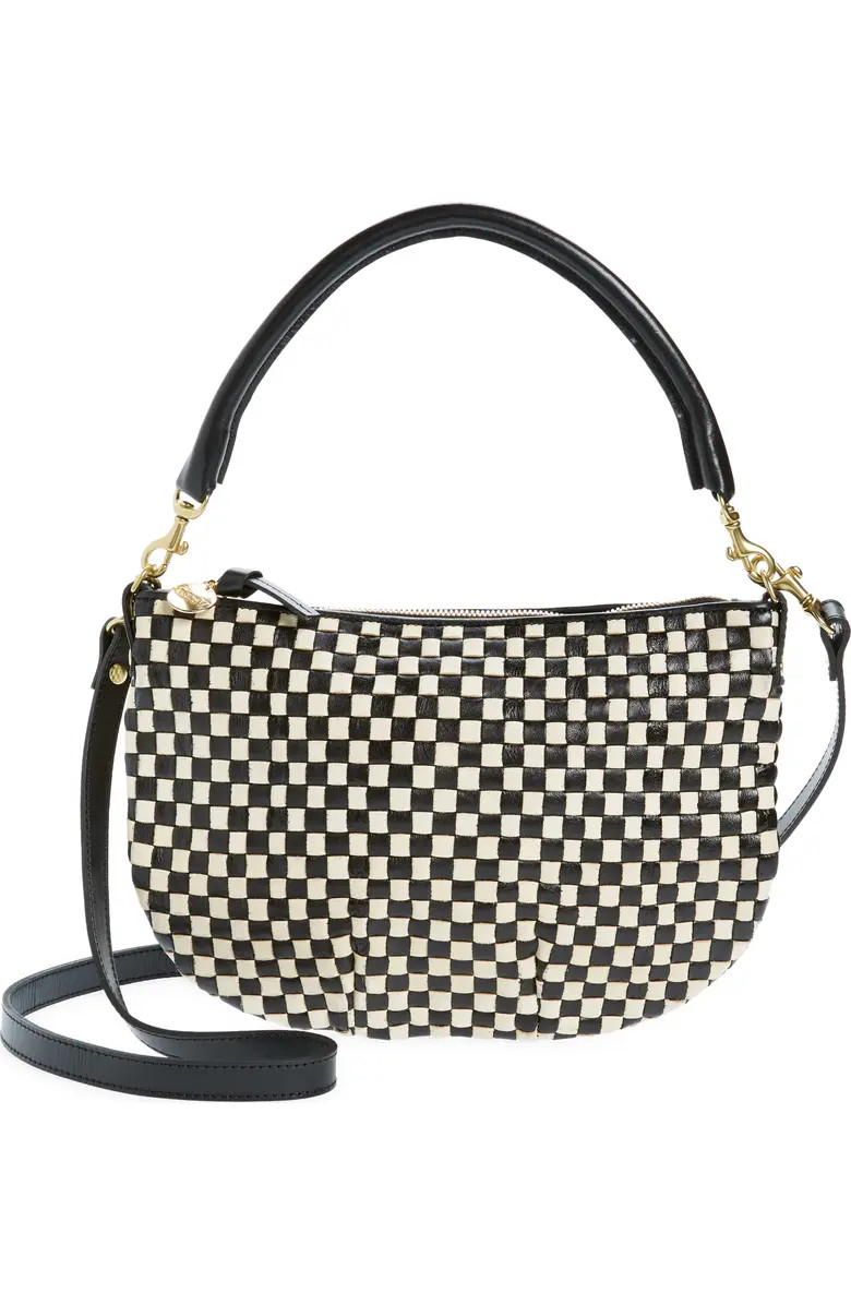 Petit Moyen Woven Leather Messenger Bag | Nordstrom