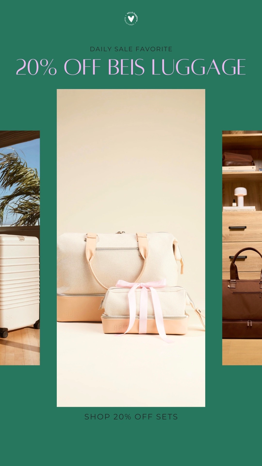 20% off my go-to luggage by @beistravel • 

#LTKTravel #LTKSaleAlert