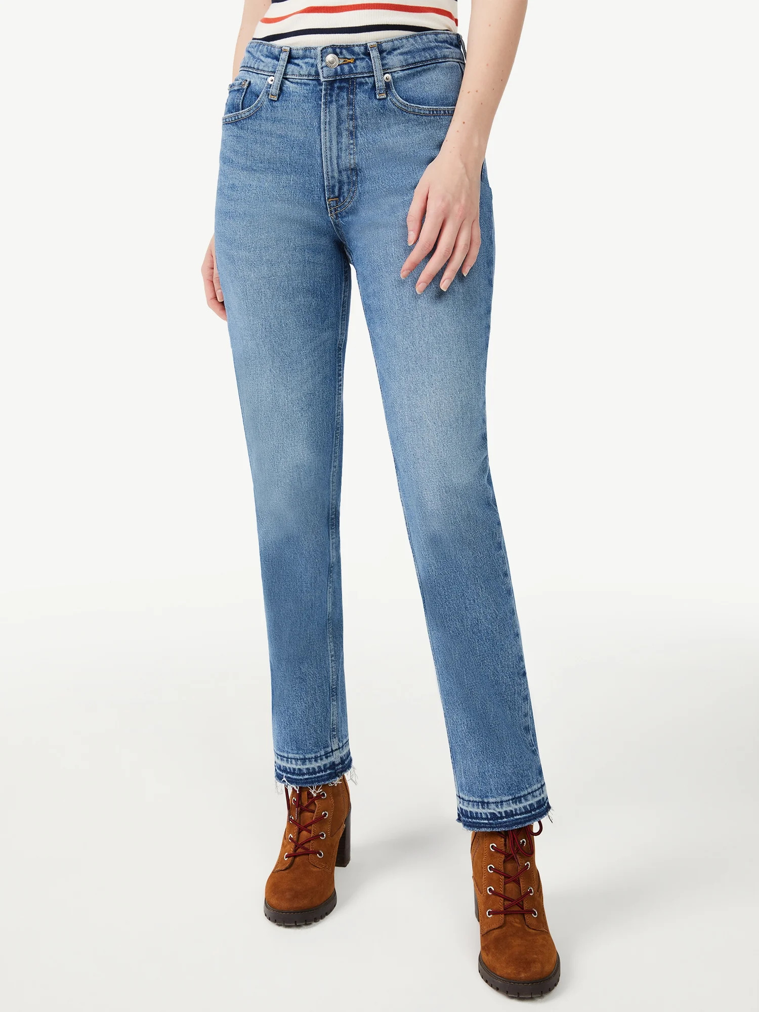 Free Assembly Women's Original 90's Straight Jeans | Walmart (US)