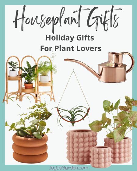 Do you have a houseplant lover in your life? We certainly do! We picked out indoor plant gifts: watering can, plant pot, plant containers, planters, plant stands, air plant cradle. #planter #plants #homedecor #handmade #garden #planters #plant #pottery #gardening #flowers #plantsmakepeoplehappy #plantlover #succulents #ceramics #indoorplants #interiordesign #houseplants #pot #nature #pots #plantlife #home 

#LTKhome #LTKHoliday #LTKGiftGuide