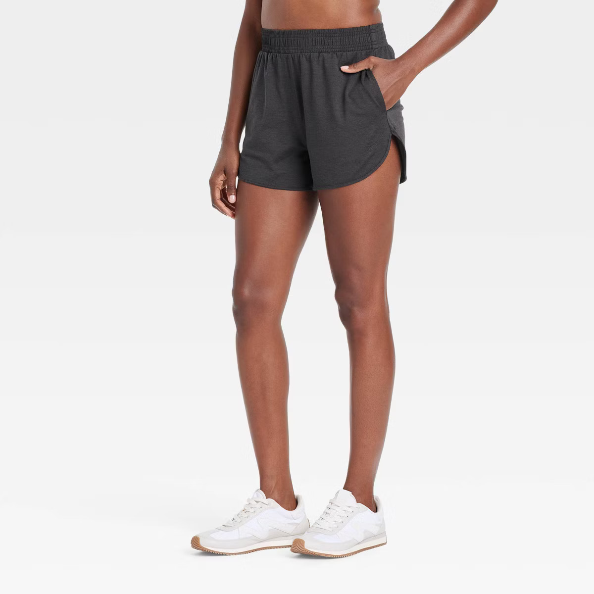 Women's Soft Stretch High-Rise Shorts 3.5" - All In Motion™ | Target