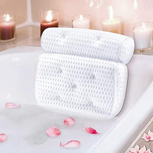 Amazon.com: KOLIPI Bathtub Pillow Headrest 4D Air Mesh Bath Pillow for Tub Neck and Back Support ... | Amazon (US)